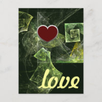 Twisted Balance Love Postcard