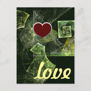 Twisted Balance Love Postcard