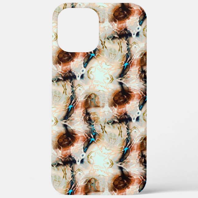 Twisted beige texture with burnt and sunken tones  Case-Mate iPhone case (Back)