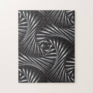 Twisted – Black Steel Jigsaw Puzzle