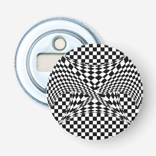 Twisted Checkers by Kenneth Yoncich Bottle Opener