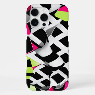 Twisted Chequerboard Bold Graphic  iPhone 16 Pro Max Case