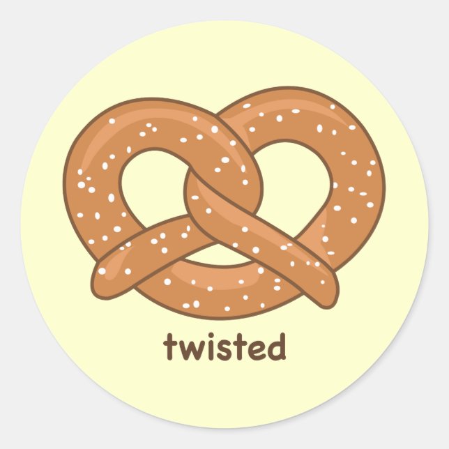 Twisted Classic Round Sticker (Front)