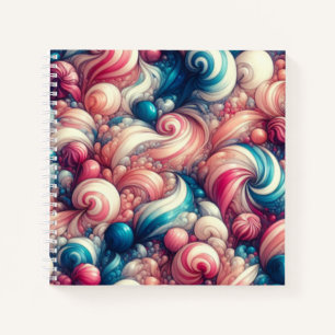 Twisted Cotton Candy Notebook