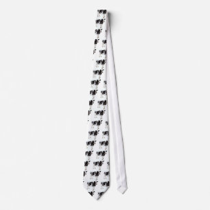 Twisted Cow Design Tie