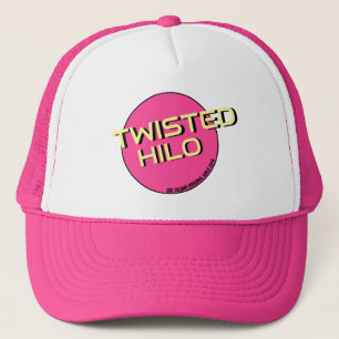 TWISTED HILO PINK TRUCKER HAT