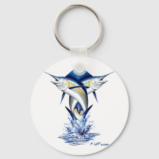 Twisted Marlins Jumping Keychain
