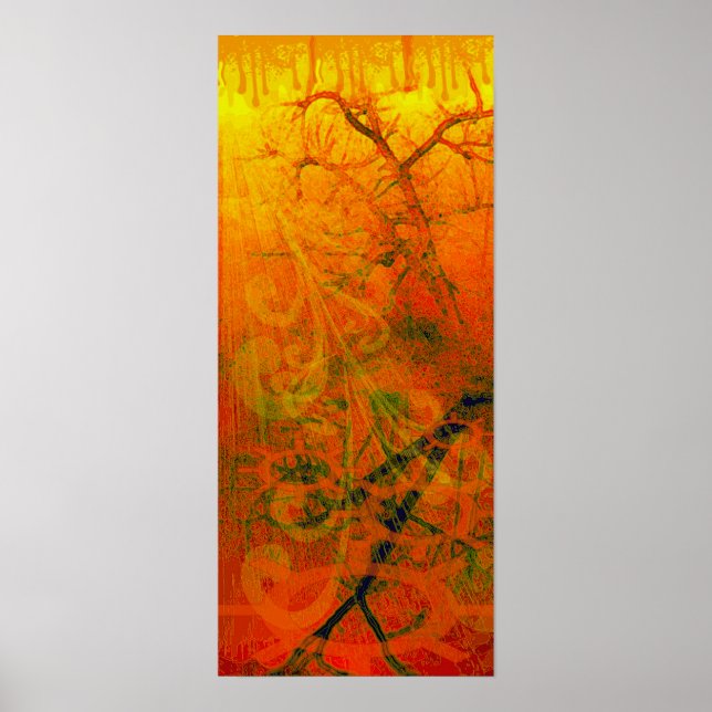 Twisted Oak Swirled Poster (Front)