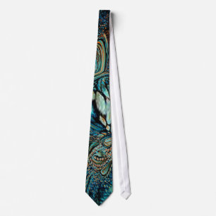 Twisted Peacock Tie