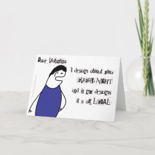 Twisted Peel Quirky Valentines Day Card