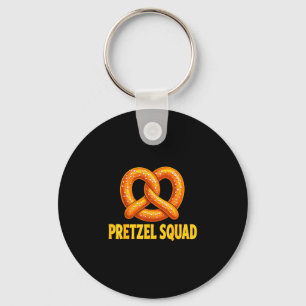 Twisted pretzel lover squad keychain