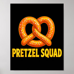 Twisted pretzel lover squad poster
