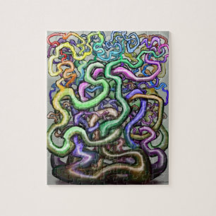 Twisted Rainbow Vines Jigsaw Puzzle