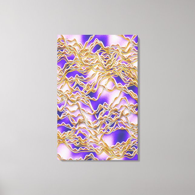 Twisted ropes pattern  canvas print (Front)