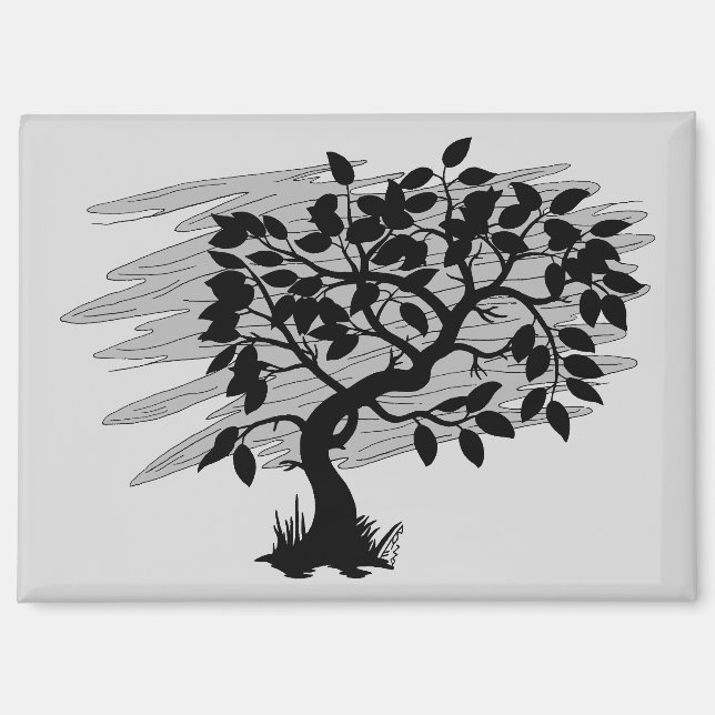 Twisted Sapling Magnet (Front)