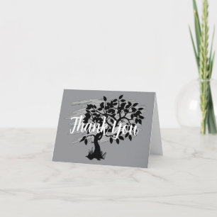 Twisted Sapling Thank You Card