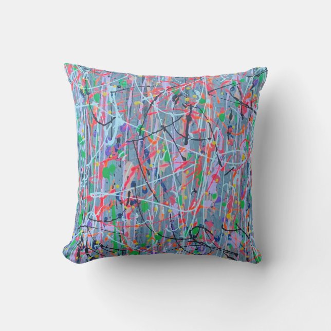 Twisted Sister 16 x 16 Outdoor Throw Pillow (Front)