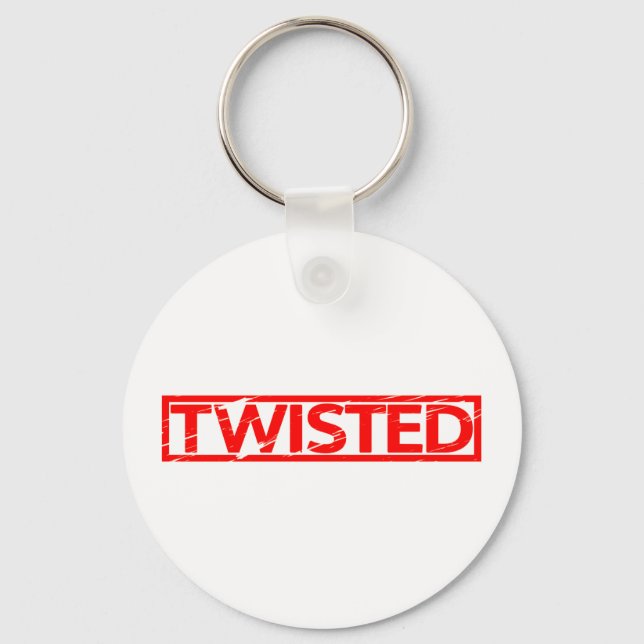 Twisted Stamp Keychain (Front)
