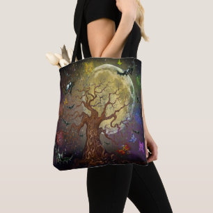 Twisted Tree Tote Bag