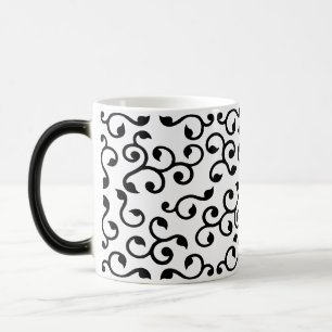 Twisted tree trunks design magic mug