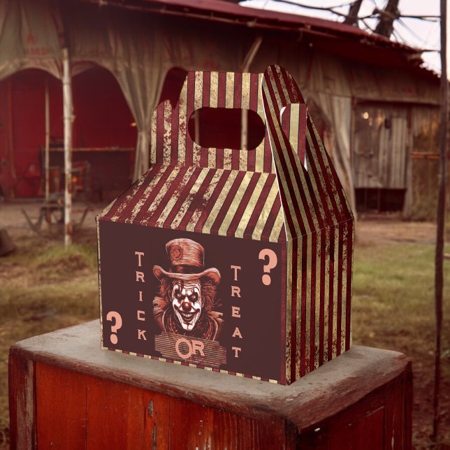 Twisted Trickster scary clown Favor Box (Creator Uploaded)