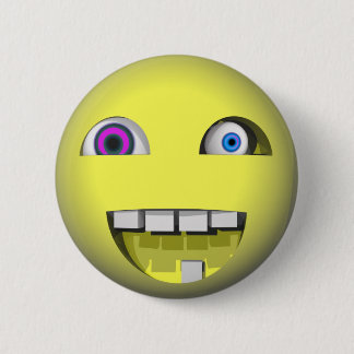 Twisted With Crazy Eyes 2 Inch Round Button