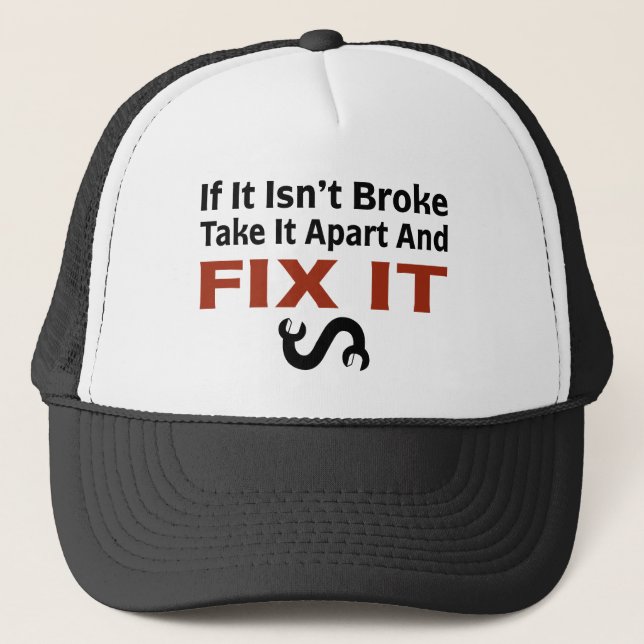 Twisted Wrench - FIX IT Trucker Hat (Front)