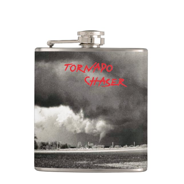 Twister Chaser Hip Flask (Front)