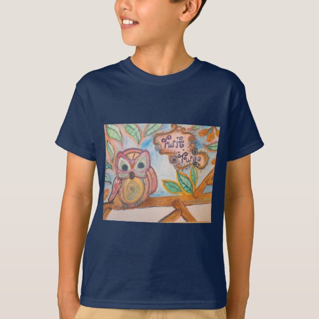 Twit Twoo, T-shirt Boys Owl (Devant)