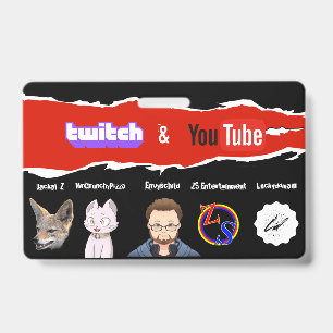Twitch and youtube creator badge(Jackal_Z) Badge