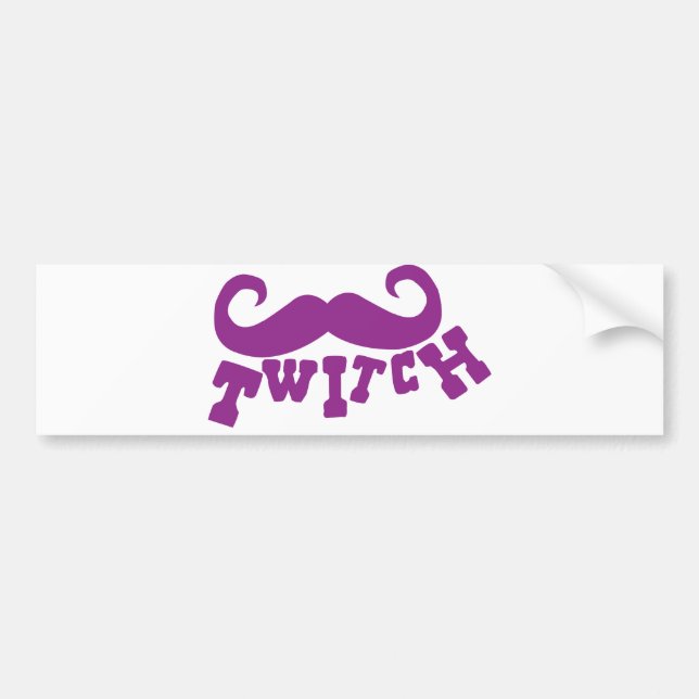 Twitch Bumper Sticker (Front)
