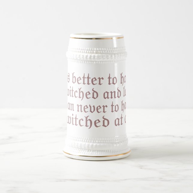 Twitched and Lost... Beer Stein (Center)