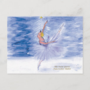 Twitt Snow Queen-Nutcracker Ballet by Marie L Postcard