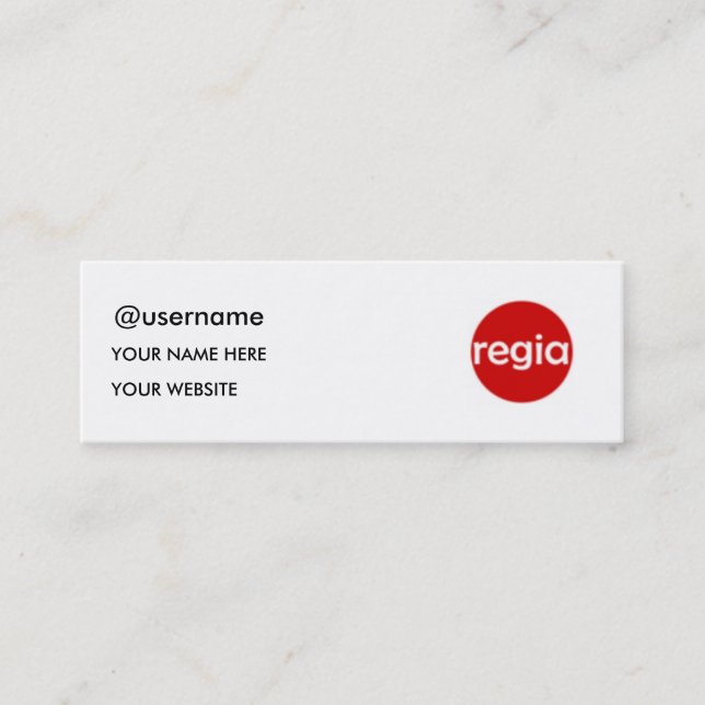 Twitter Business Card (Front)