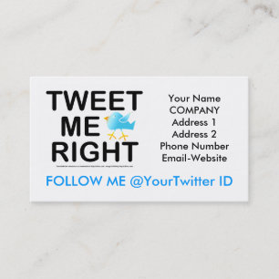 Twitter Business Card