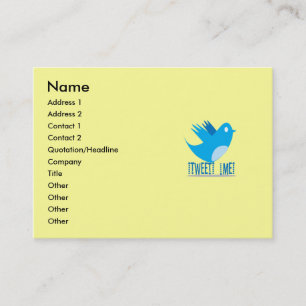 Twitter Business Card