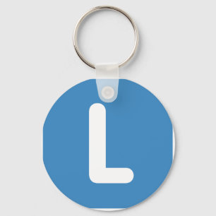 Twitter Emoji Letter J Keychain