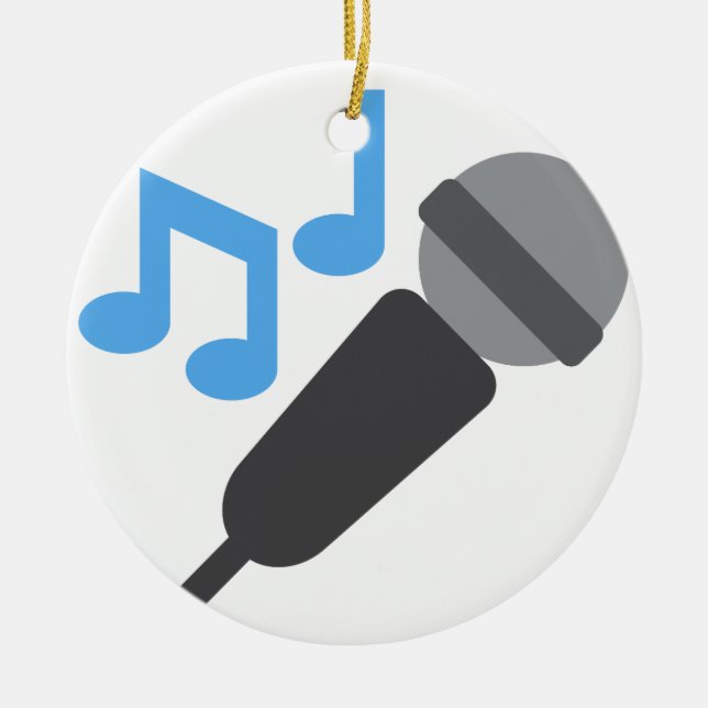 Twitter emoji - MIc Ceramic Ornament (Front)