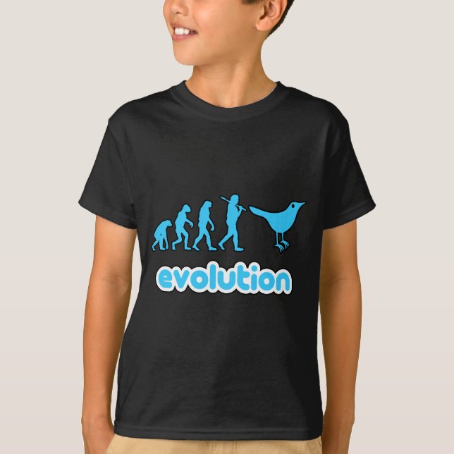 Twitter evolution T-Shirt (Front)