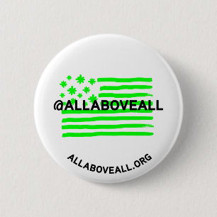 Twitter handle / Flag 2 Inch Round Button
