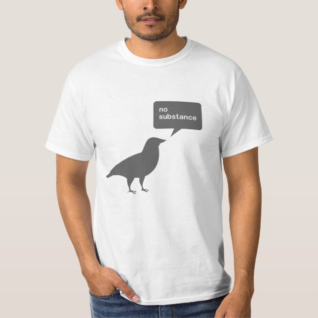 Twitter No Substance T-Shirt (Front)