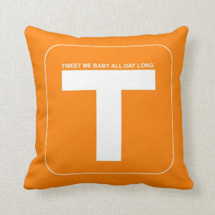 Twitter Social Media Throw Pillow