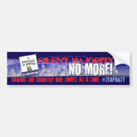 Twitter #teaparty Bumper Sticker