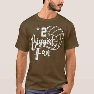 Two 2s Biggest Fan Volleyball Mom Volleyball Dad T-Shirt