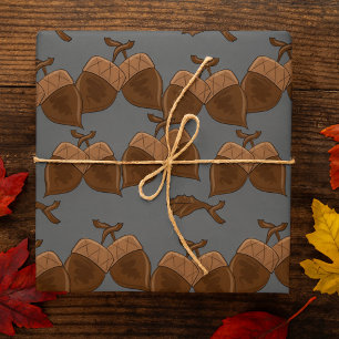 Two Acorns Wrapping Paper