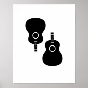 two acoustic guitars decor