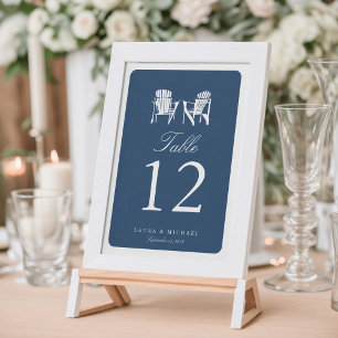 Two Adirondack Chairs Table Number