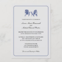 Two Adirondack Chairs Wedding