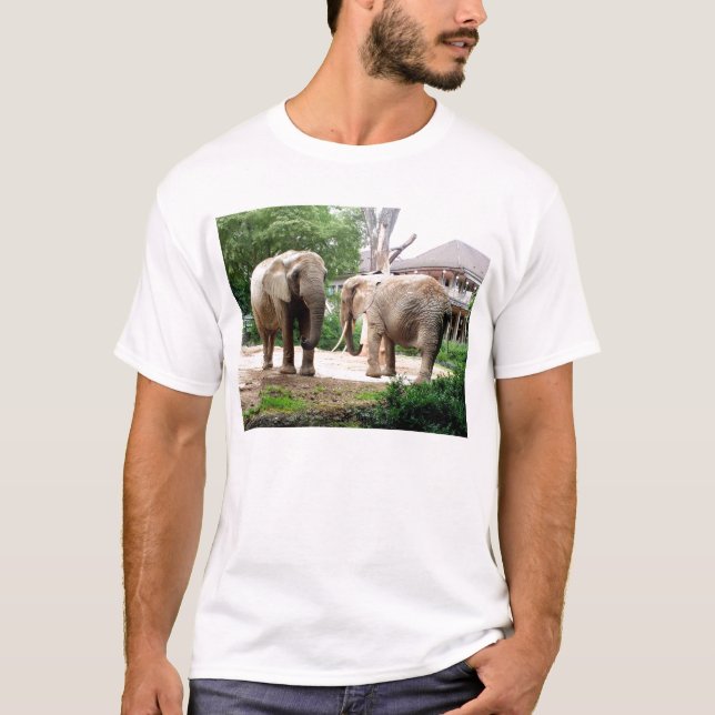 Two African elephants T-Shirt (Front)