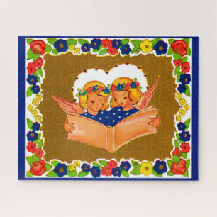 two angels singing jigsaw puzzle